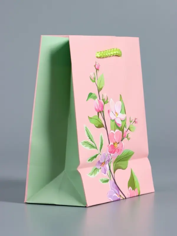 Пакет подарочный "Нежный комплимент" ламинированый 11,5 х 14,5 х 6,5 см