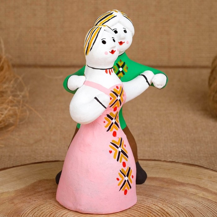 Сувенир «Парочка», 8×10×14 см, каргопольская игрушка, микс Сувенир «Парочка», 8×10×14 см, каргопольская игрушка, микс