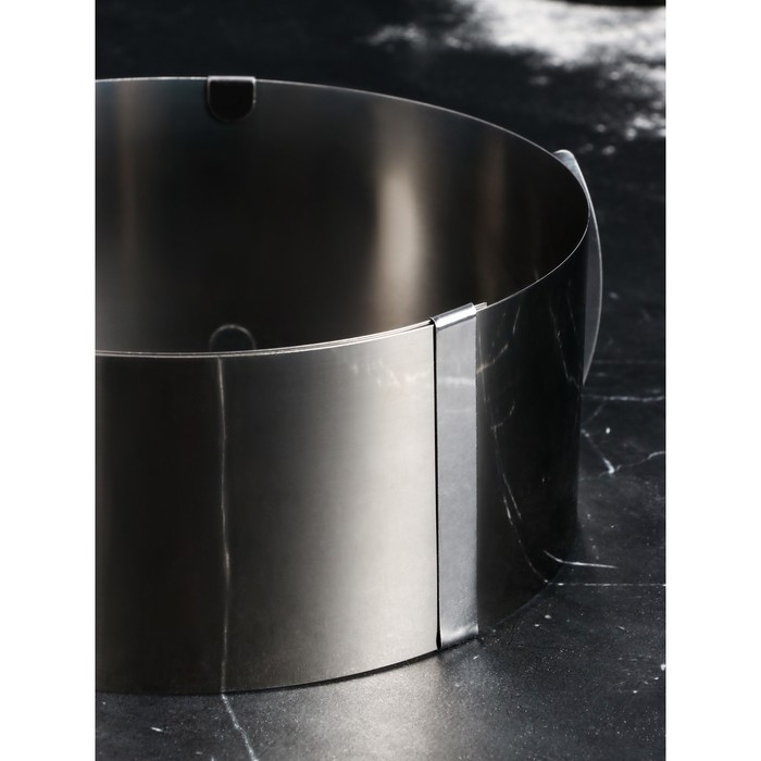 Форма для выпечки и выкладки с регулировкой размера &laquo;Круг&raquo;, h-8,5 см, d-16-30 см