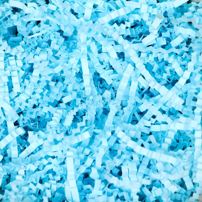Наполнитель бумажный, голубой, 1000 г Наполнитель бумажный, голубой, 1000 г