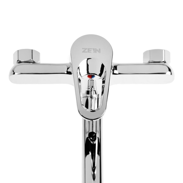 Смеситель для ванны ZEIN Z4116, однорычажный, лейка 5 режимов, шланг, держатель, хром Смеситель для ванны ZEIN Z4116, однорычажный, лейка 5 режимов, шланг, держатель, хром