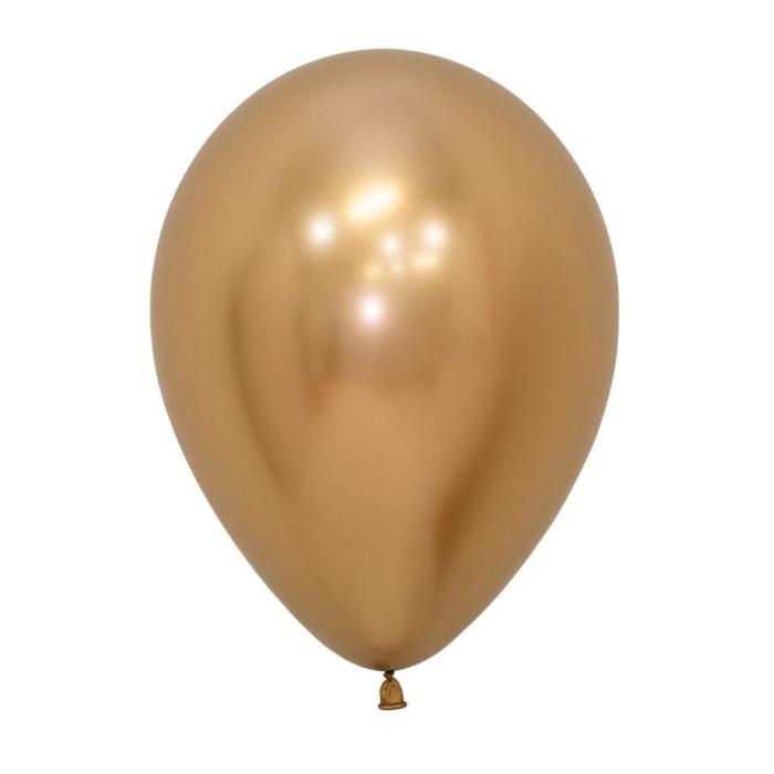 Шар латексный 12 Шар латексный 12" «Зеркальный», Reflex, ассорти делюкс, набор 50 шт.