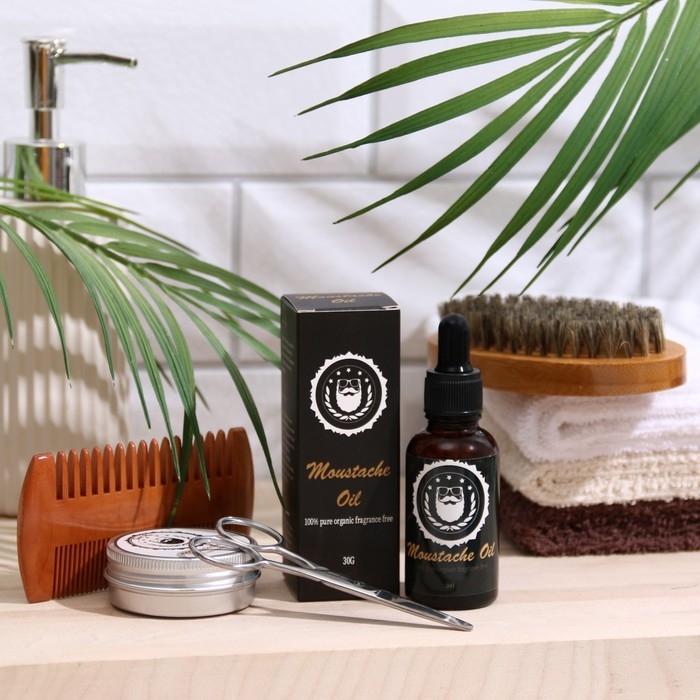 Мужской профессиональный набор для бороды и усов Мужской профессиональный набор для бороды и усов