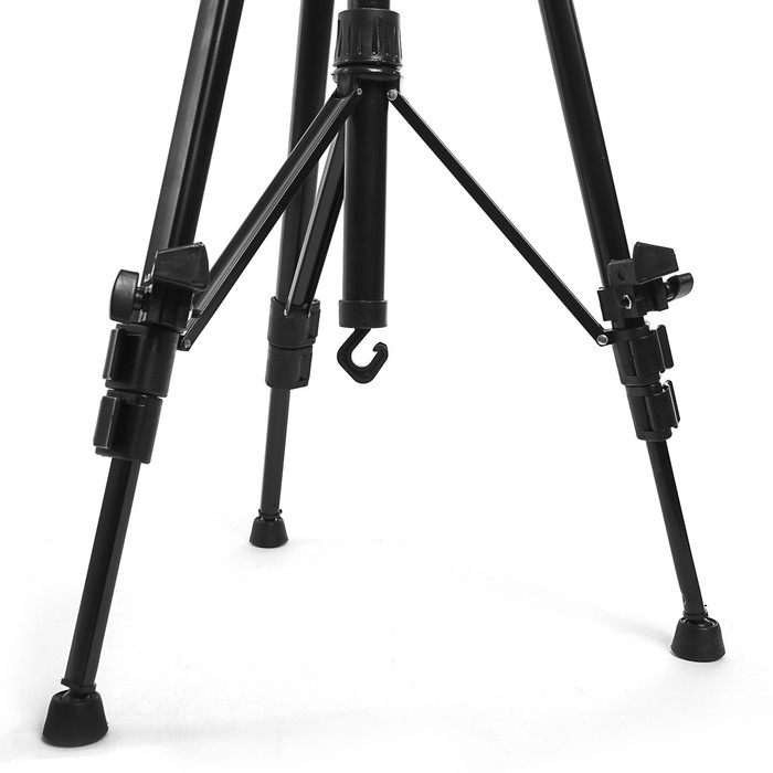 Мольберт телескопический, тренога, металлический с уровнем, ручкой, компасом Мольберт телескопический, тренога, металлический с уровнем, ручкой, компасом