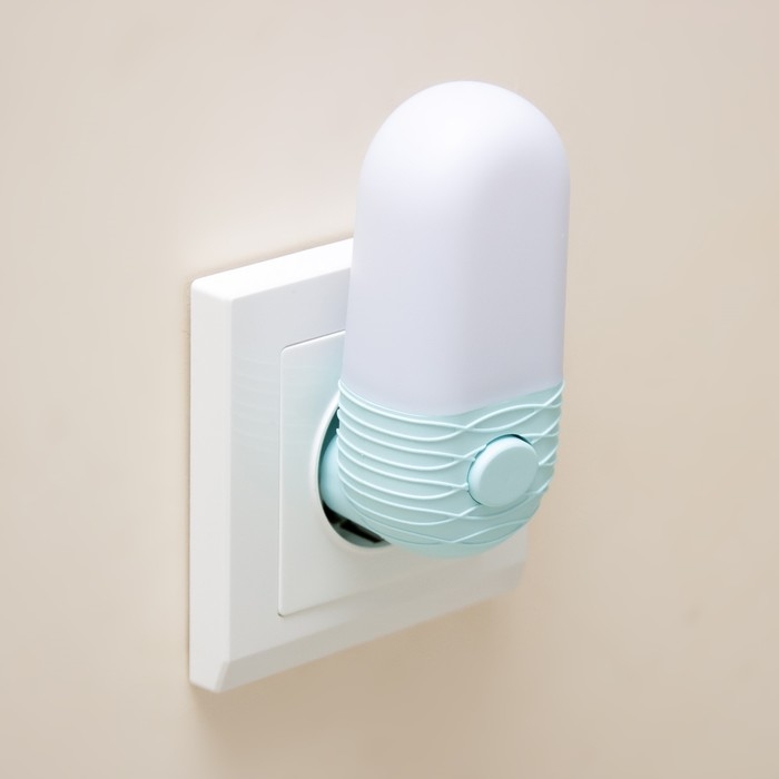 Ночник "Алиса" LED 1Вт голубой 4,5х6,5х9,5 см RISALUX