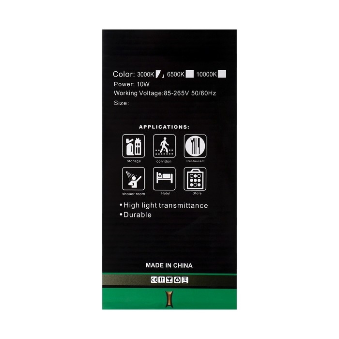 Светильник фасадный «Элегант», FSD-035, 10Вт, 3000К, 1 луч, IP65, 220В, пласт., черно-золот.   10084 Светильник фасадный «Элегант», FSD-035, 10Вт, 3000К, 1 луч, IP65, 220В, пласт., черно-золот.   10084