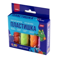 Тесто для лепки «Пластишка», неоновое 4 цв. по 30 гр