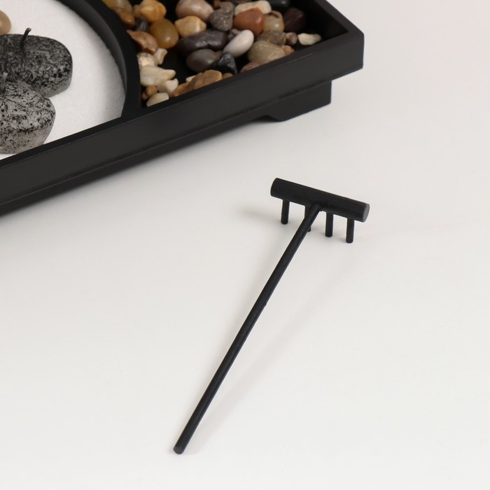 Сад Дзен  Сад Дзен "Бронзовый Будда" песок+аромапалочки+камни 22х15х12,5 см