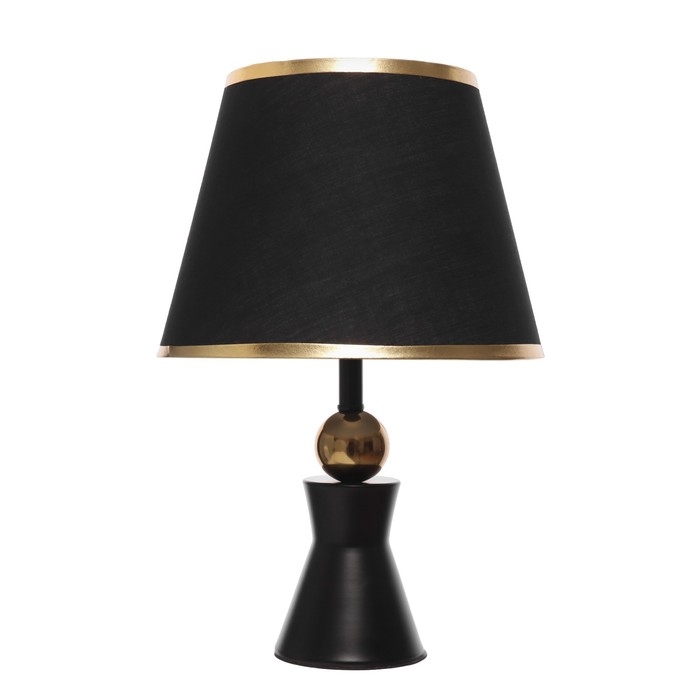 Настольная лампа Настольная лампа "Анси" Е27 40Вт черно-золотой 23х23х40 см