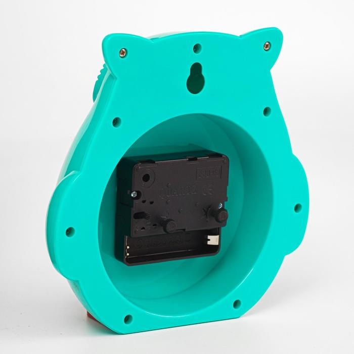 Часы - будильник детские Часы - будильник детские "Совушка", с подвесом, дискретный ход, d-9 см, 14.5 х 4 х 16 см