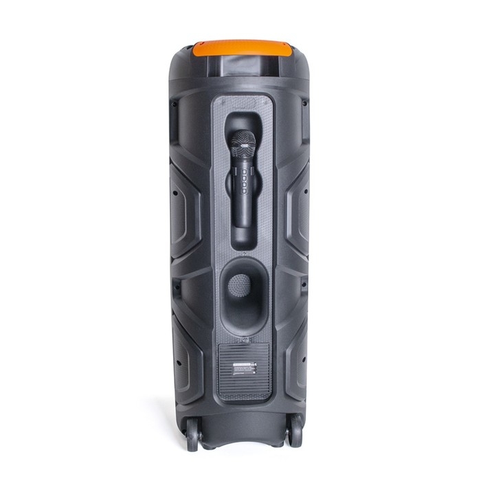 Портативная караоке система В52 Party maker, 60Вт,FM, AUX, USB,BT, 3600 мАч, подсв., чёрная Портативная караоке система В52 Party maker, 60Вт,FM, AUX, USB,BT, 3600 мАч, подсв., чёрная