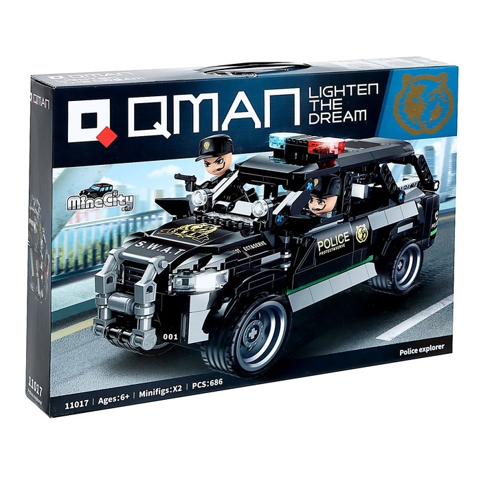 Конструктор Спецназ «Мобильный патруль», 686 деталей Конструктор Спецназ «Мобильный патруль», 686 деталей