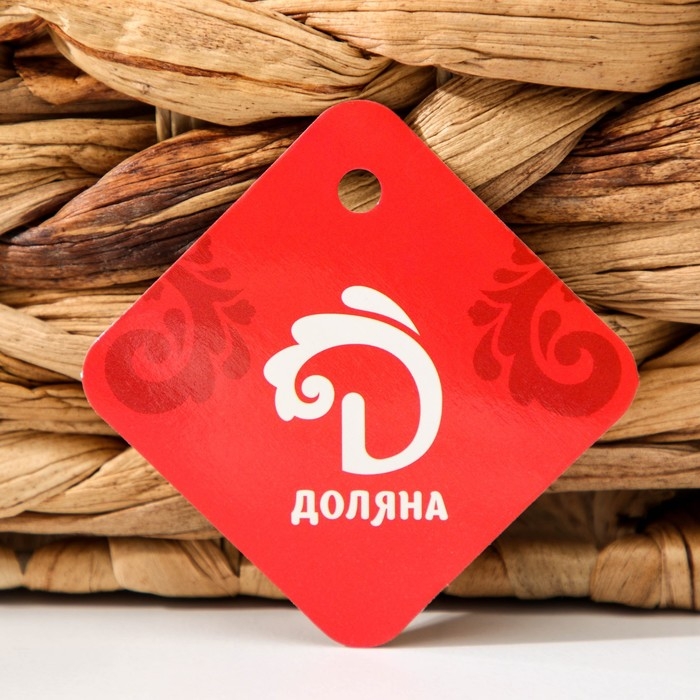 Корзинка для подачи Доляна «Камыш», 20×20×14 см, из соломы