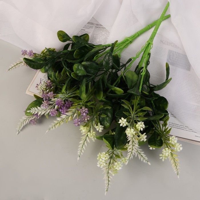 Букет Букет "Лаванда с зеленью" 31 см, микс