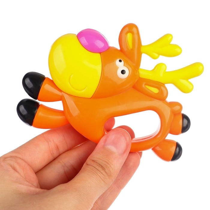 Набор погремушек «Олененок и Птичка», 2 шт, Крошка Я Набор погремушек «Олененок и Птичка», 2 шт, Крошка Я