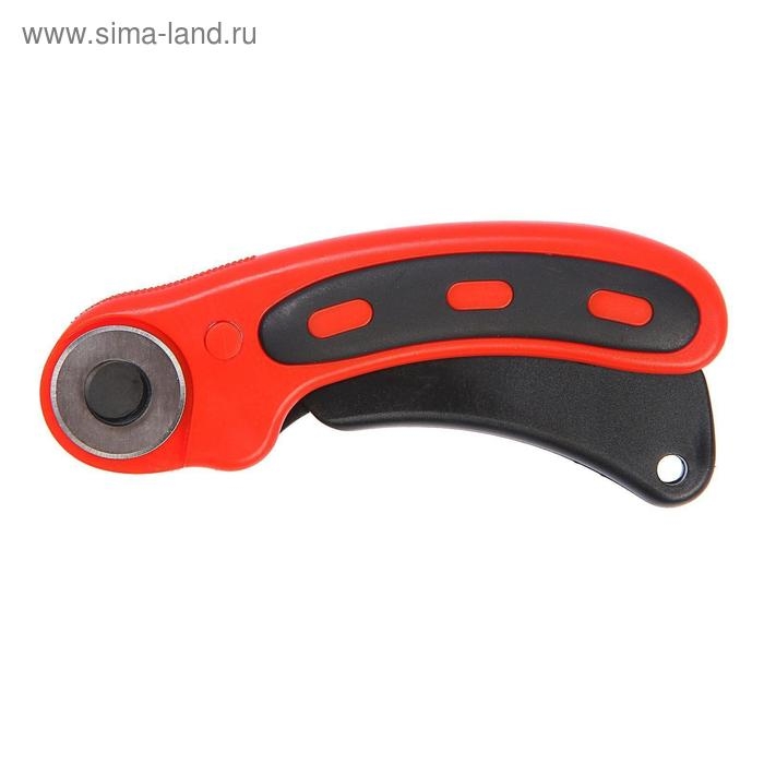 Дисковый нож ЛОМ, пластиковый корпус, лезвие-ролик, 28 мм + ПОДАРОК лезвия-ролики - 3 шт. Дисковый нож ЛОМ, пластиковый корпус, лезвие-ролик, 28 мм + ПОДАРОК лезвия-ролики - 3 шт.