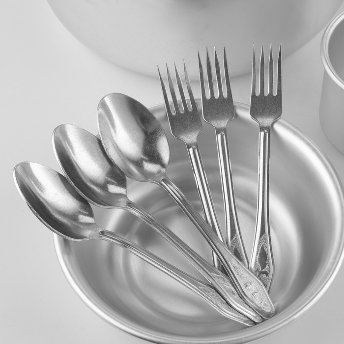 Набор походный в рюкзаке алюминиевый, 15 предметов