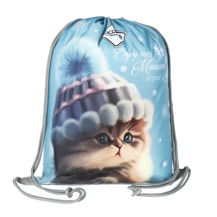 Рюкзак школьный 40х33х15см, эргономичная спинка, Across 410, голубой