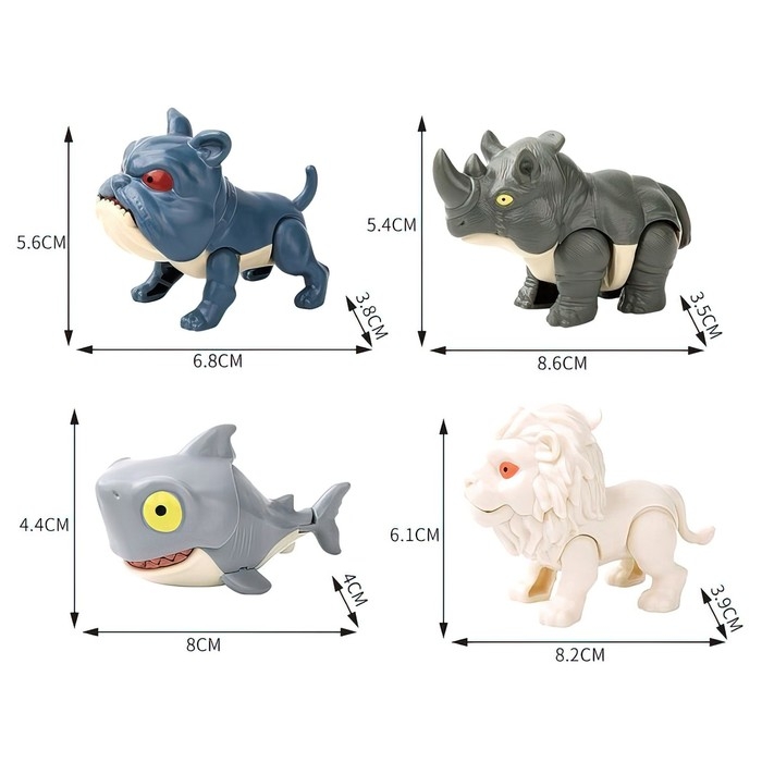 Фигурка животного «Кусачка», 16 видов, цвет МИКС Фигурка животного «Кусачка», 16 видов, цвет МИКС