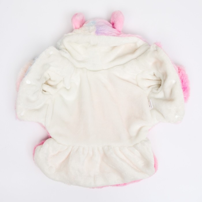 Куртка  Куртка "Зайчонок" с капюшоном , размер XS (ДС 20, ОШ 12,5 см, ОГ 30см), пастельная