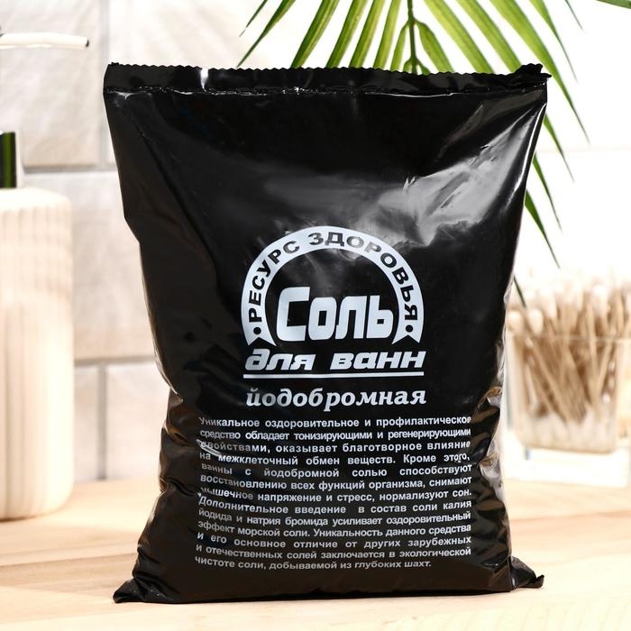Соль для ванн морская, йодобромная, 1 кг Соль для ванн морская, йодобромная, 1 кг