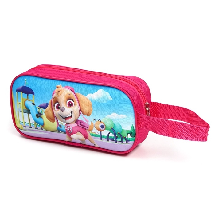 Сумка детская на молнии 22×11×1,5 см для девочки, косметичка, Щенячий патруль Сумка детская на молнии 22×11×1,5 см для девочки, косметичка, Щенячий патруль