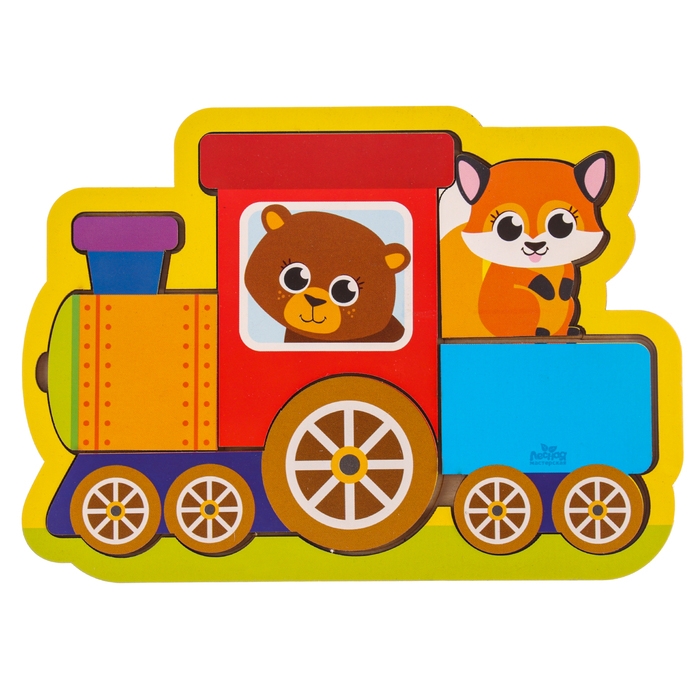 Головоломка «Паровозик» для самых маленьких Головоломка «Паровозик» для самых маленьких