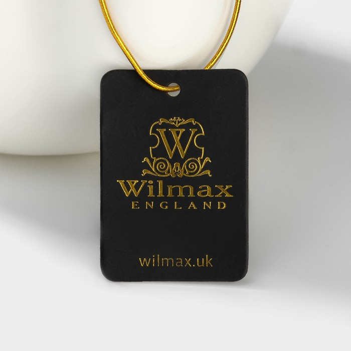 Сахарница фарфоровая с крышкой Wilmax, 210 мл, цвет белый Сахарница фарфоровая с крышкой Wilmax, 210 мл, цвет белый