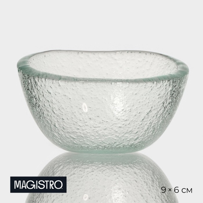 Соусник стеклянный Magistro «Авис», 9×6×4,5 см Соусник стеклянный Magistro «Авис», 9×6×4,5 см
