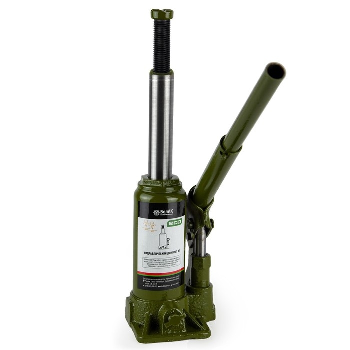 Домкрат гидравлический  Домкрат гидравлический "БелАК" ECO БАК.70013, подъем/подхват 308/158 мм, 4 т