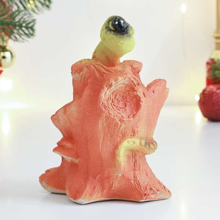 Новый год. Символ 2025. Копилка Новый год. Символ 2025. Копилка "Змея на ветке" 10х10х16см