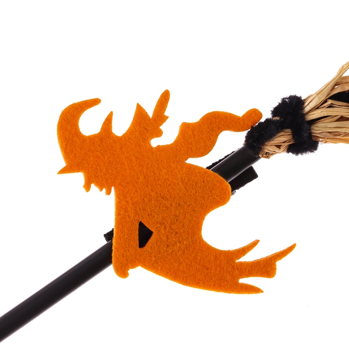 Зажим для волос  Зажим для волос "Ведьма на метле", цвета МИКС