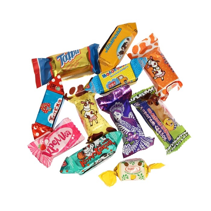 Новый год. Новогодний подарок конфета "Змейки", 300 г