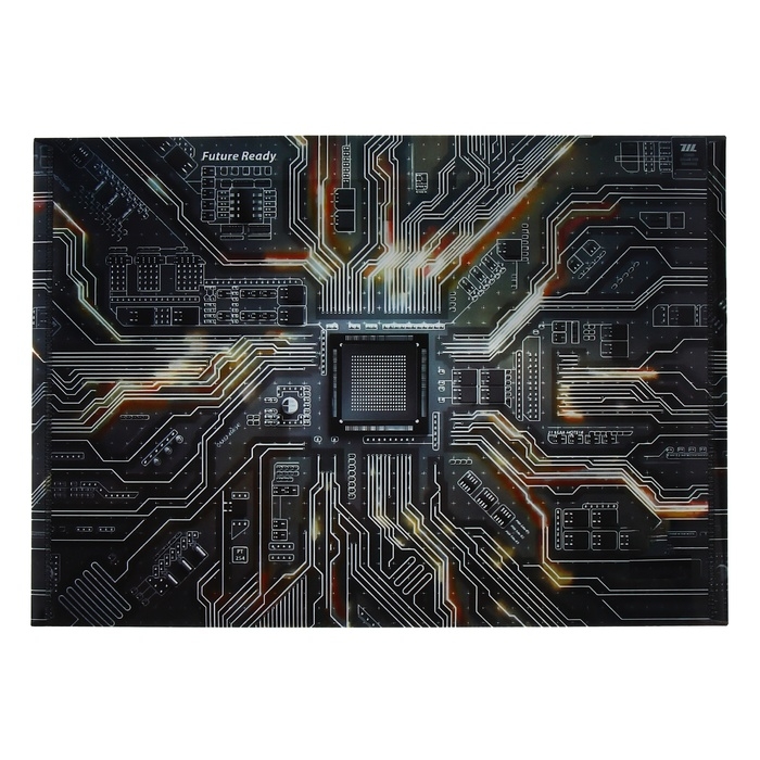 Папка-конверт Папка-конверт "Чип" на кнопке А4, 350 мкр, черная