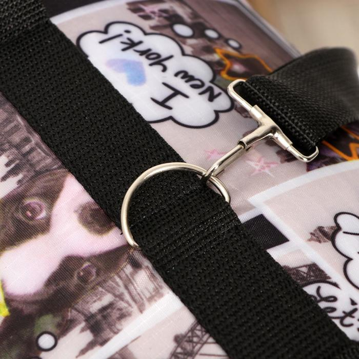 Сумка - переноска для животных с принтом, 46 х 28,5 х 30 см микс Сумка - переноска для животных с принтом, 46 х 28,5 х 30 см микс