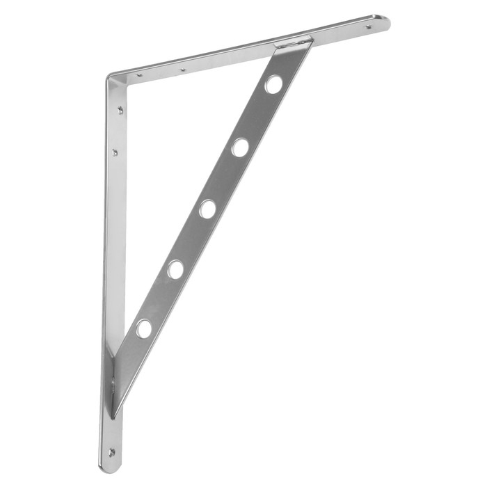 Кронштейн усиленный 300х225 хром, 10шт Кронштейн усиленный 300х225 хром, 10шт