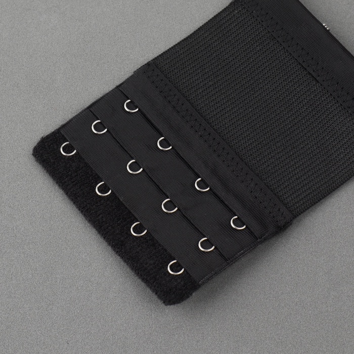 Застёжка-удлинитель для бюстгальтера, 3 ряда, 4 крючка, 7,5 × 10 см, 3 шт, цвет белый/бежевый/чёрный Застёжка-удлинитель для бюстгальтера, 3 ряда, 4 крючка, 7,5 × 10 см, 3 шт, цвет белый/бежевый/чёрный