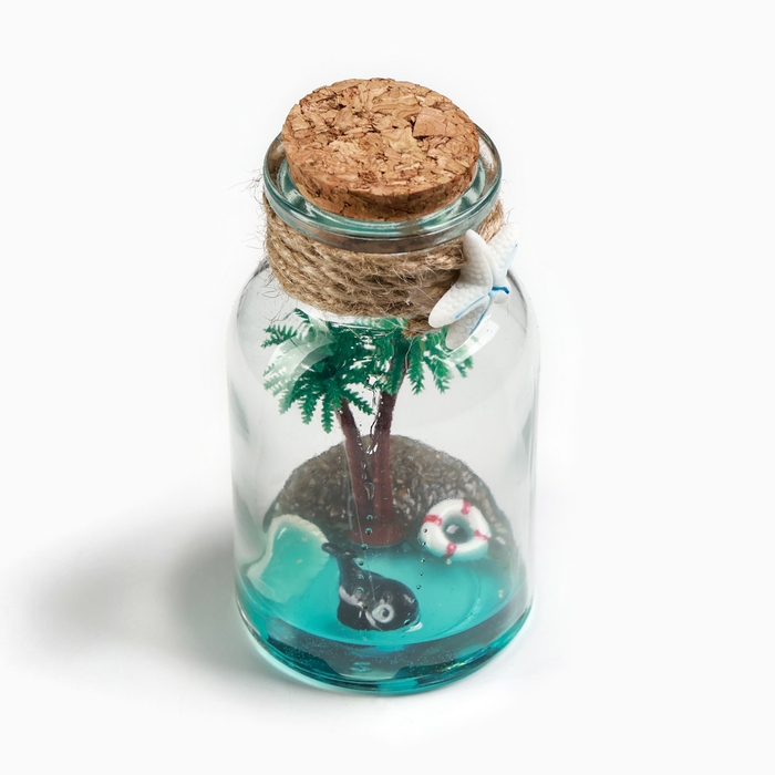 Сувенир в бутылке Сувенир в бутылке "Пальма" 11*6*6см, микс