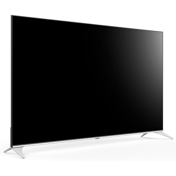 Телевизор QLED Hyundai 75 Телевизор QLED Hyundai 75" H-LED75QBU7500 Android TV Frameless черный/серебристый 4K Ultra