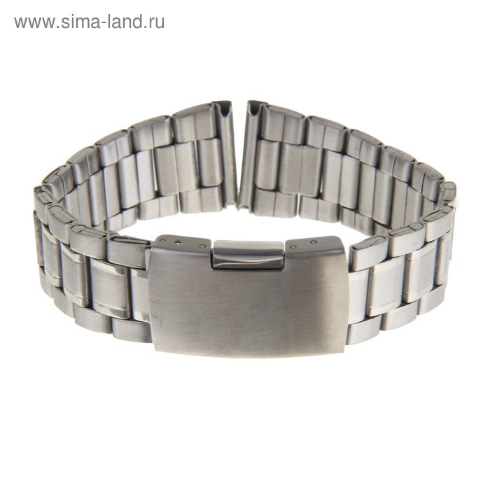 Ремешок для часов Ремешок для часов "Соломон", 22 мм, металл, серебристый