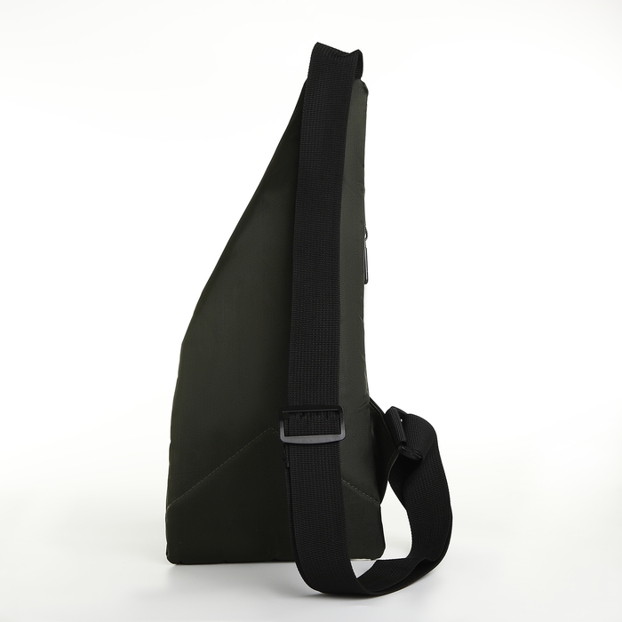 Сумка-слинг мужская из текстиля, цвет хаки Сумка-слинг мужская из текстиля, цвет хаки