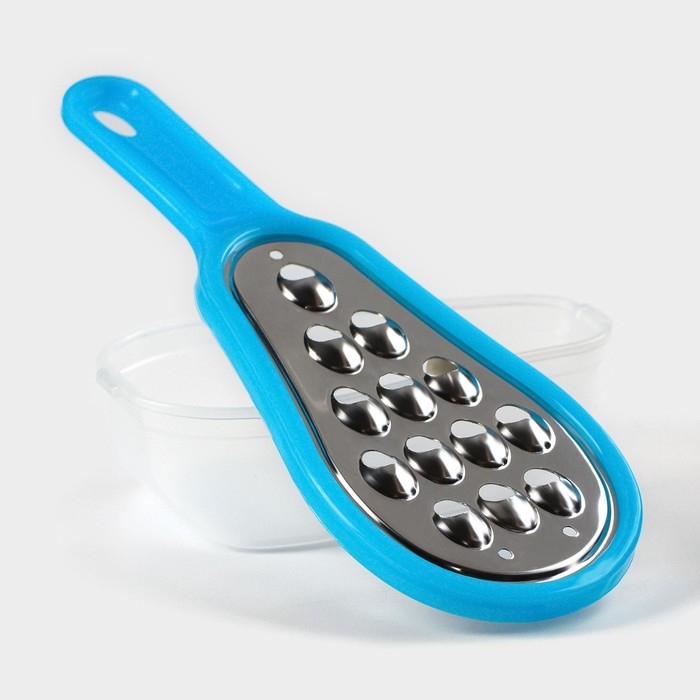 Тёрка с контейнером для детского питания Доляна «Груша», 16 см, крупная, цвет МИКС Тёрка с контейнером для детского питания Доляна «Груша», 16 см, крупная, цвет МИКС