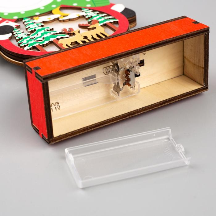 Светодиодная фигура «Олень» 13 × 24 × 5 см, дерево, батарейки ААх2 (не в комплекте), свечение тёплое белое Светодиодная фигура «Олень» 13 × 24 × 5 см, дерево, батарейки ААх2 (не в комплекте), свечение тёплое белое