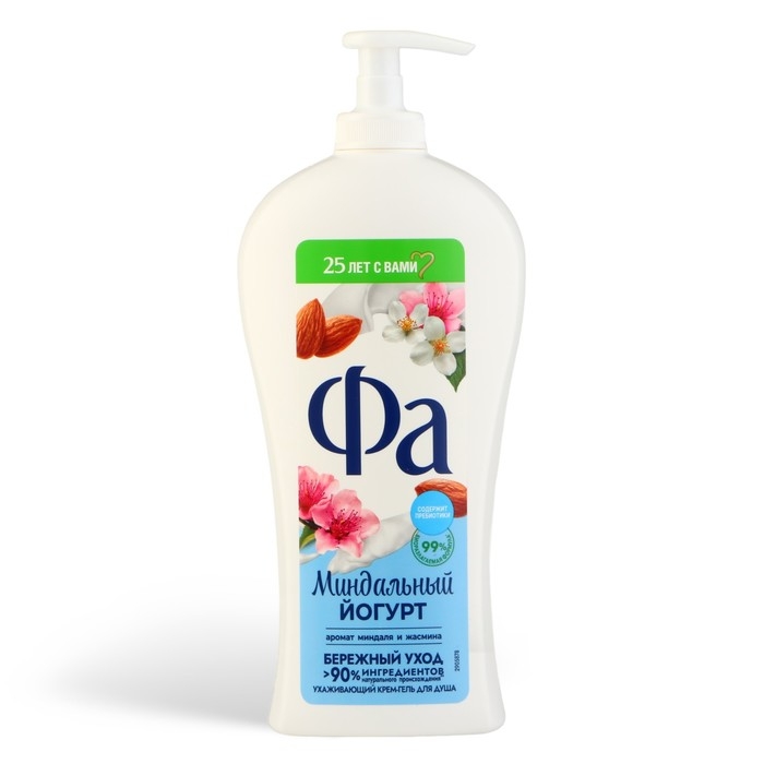 Гель для душа Fa «Греческий йогурт», с миндалём, 750 мл Гель для душа Fa «Греческий йогурт», с миндалём, 750 мл