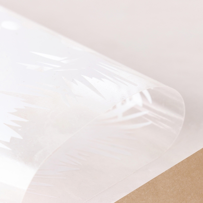 Набор наклеек новогодних Набор наклеек новогодних "Белые снежинки" Дед Мороз, 34,3 х 35,6 см