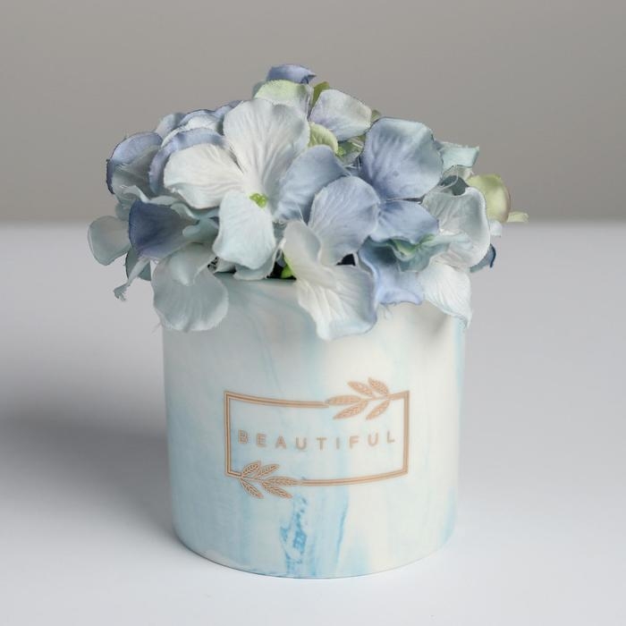 Горшок для цветов с тиснением, «Красота», 10 х 10 см Горшок для цветов с тиснением, «Красота», 10 х 10 см