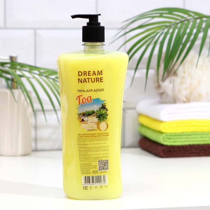 Гель для душа Dream Nature  Гель для душа Dream Nature "Гоа", 800 мл