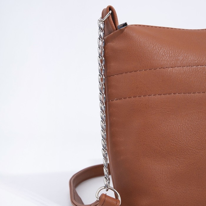 Сумка кросс-боди на молнии, цвет рыжий Сумка кросс-боди на молнии, цвет рыжий