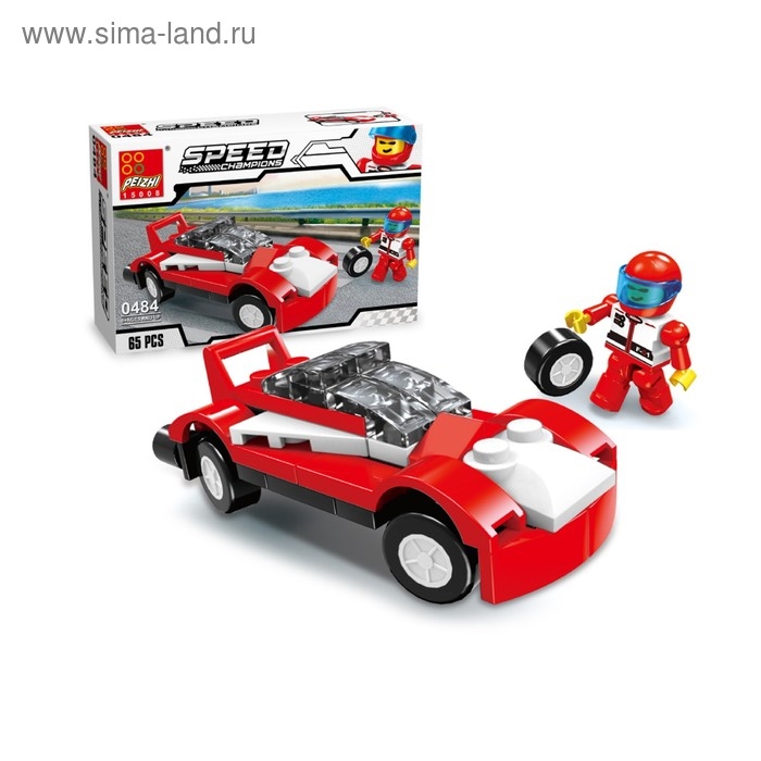 Конструктор &laquo;Спорткар&raquo;, 65 деталей