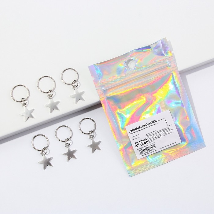 Заколки пирсинг для волос «All you need is love», 6 шт. Заколки пирсинг для волос «All you need is love», 6 шт.